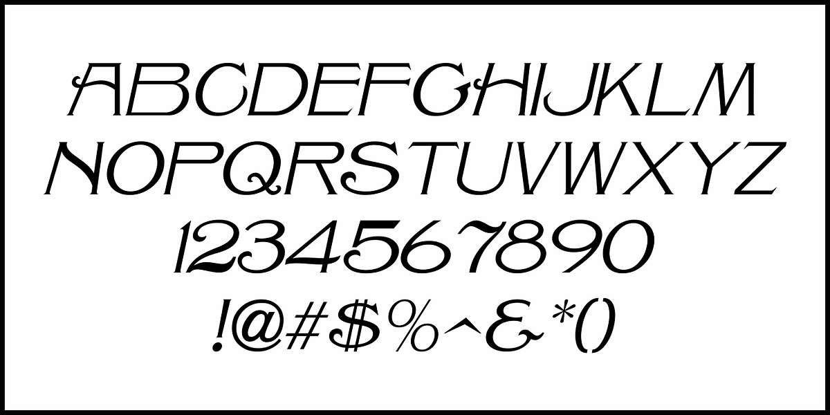 Millinery JNL, a Serif Font by Jeff Levine Fonts (Photo 5 of 5)
