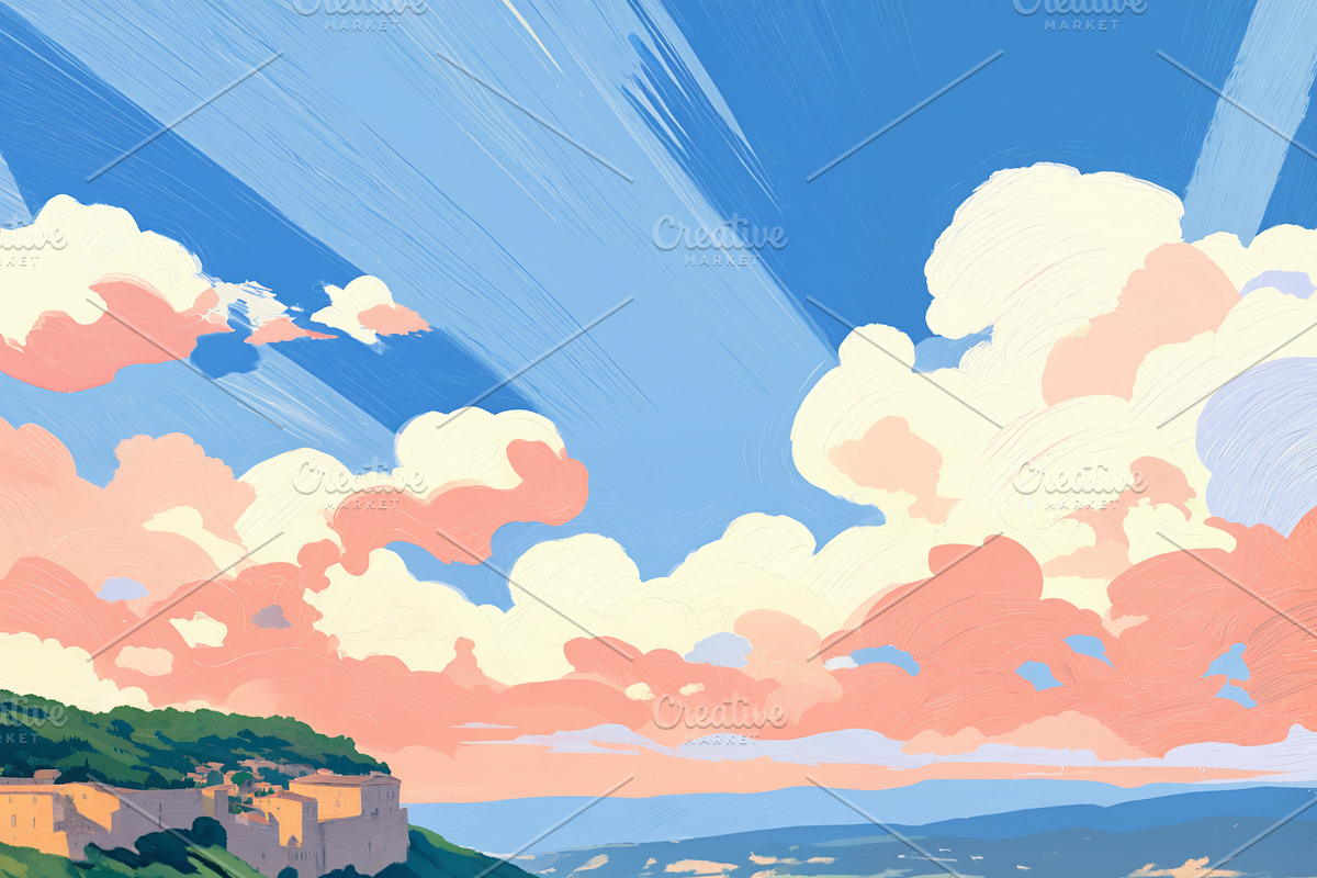 36 Italy-Themed Illustrations, a Background Graphic by h.utomo (Photo 28 of 36)