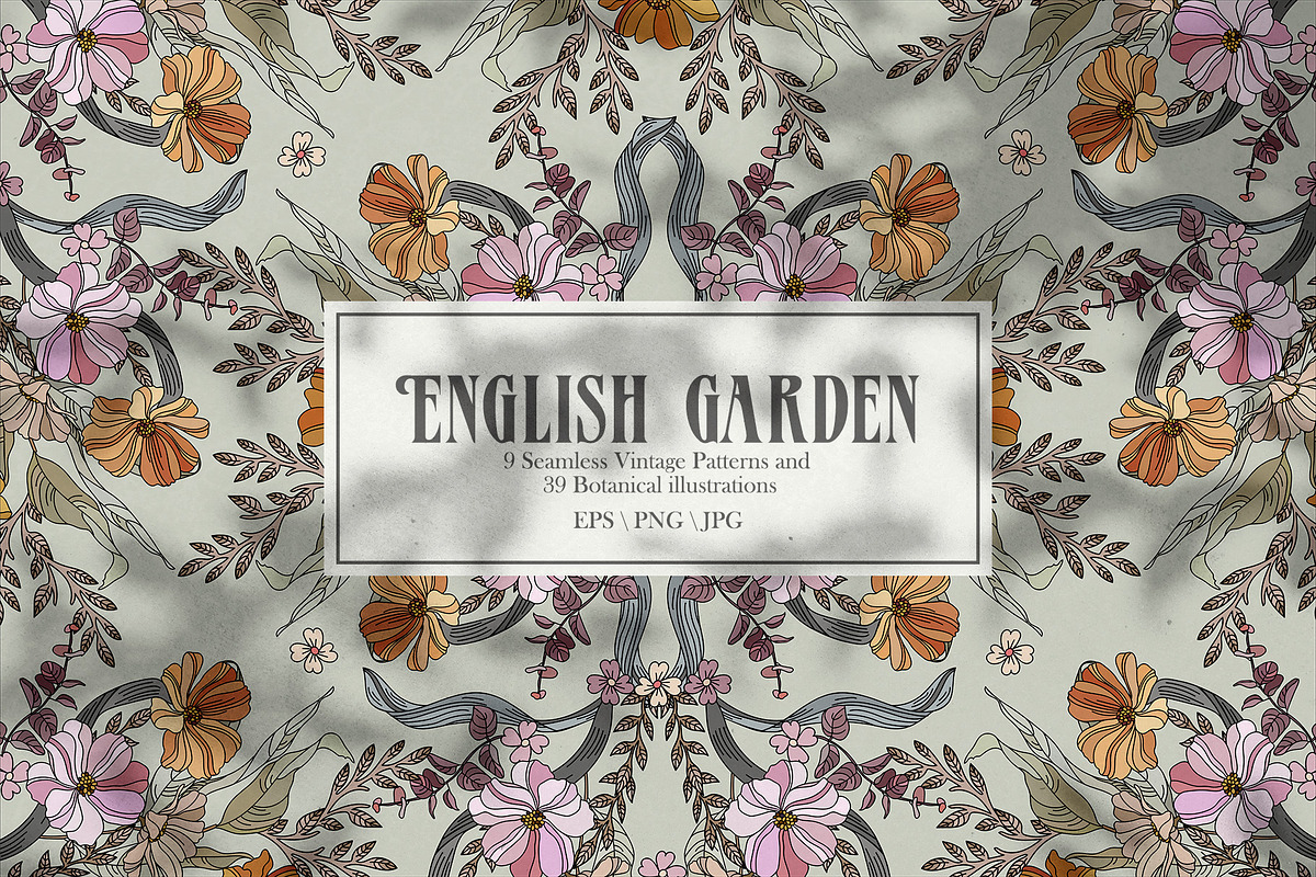 English garden, a Decorative Illustration by LanaDzi (Photo 1 of 11)