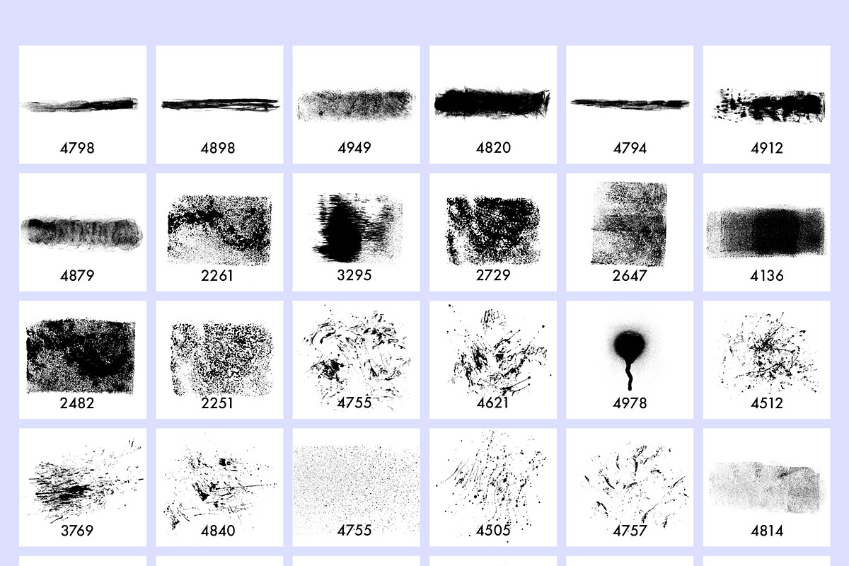 Texture Stamps Photoshop & Procreate, a Brush Add-On by seamless team (Photo 4 of 4)