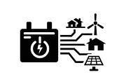 Renewable Grid Silhouette Set, a Graphic by hafijul (Thumbnail 9 of 14)