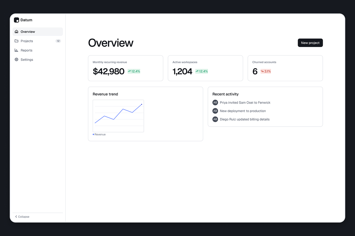 Datum — Design System, an UI Kit Template by DesignWise (Photo 3 of 7)