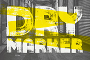 Maaark II | Dry marker font, a Handwritten Font by Drawwwn (Thumbnail 2 of 11)