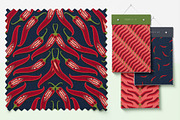 Hot pepper - Set 2, a Pattern Graphic by Yummy (Thumbnail 10 of 13)
