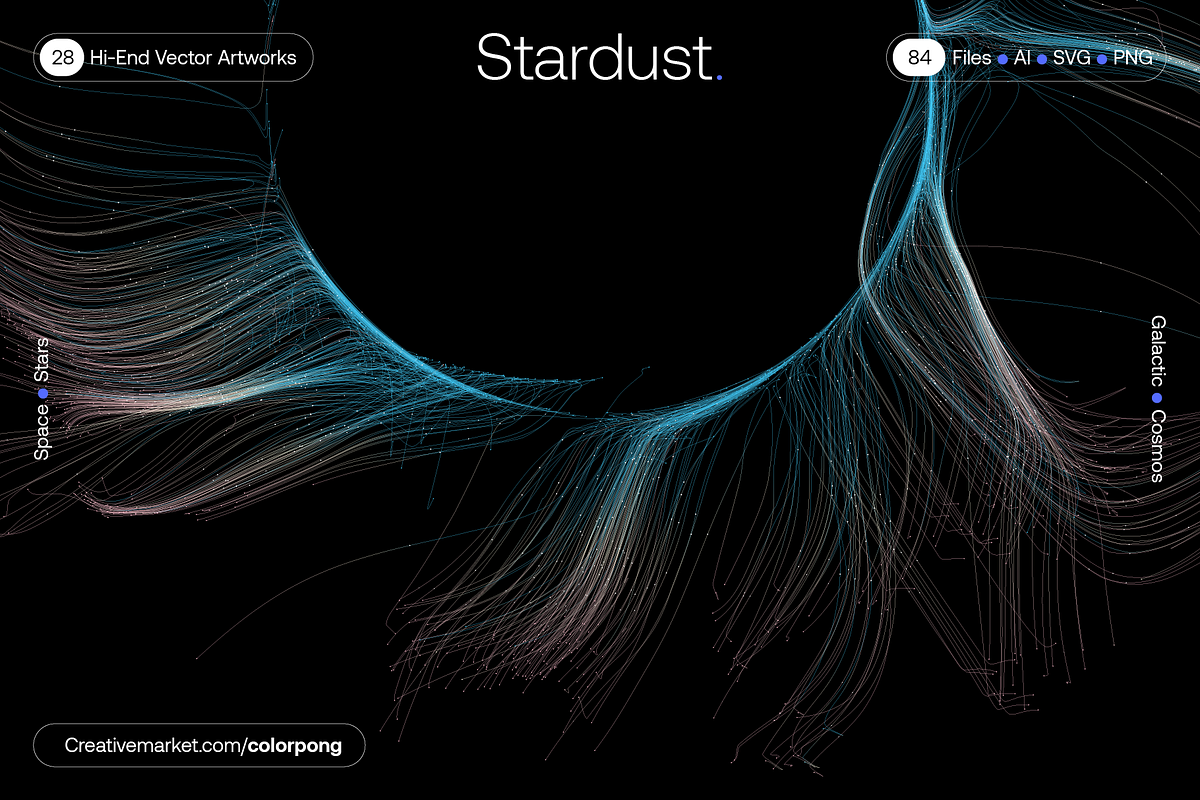Stardust - Vector Bundle, a Technology Illustration by Colorpong (Photo 6 of 21)