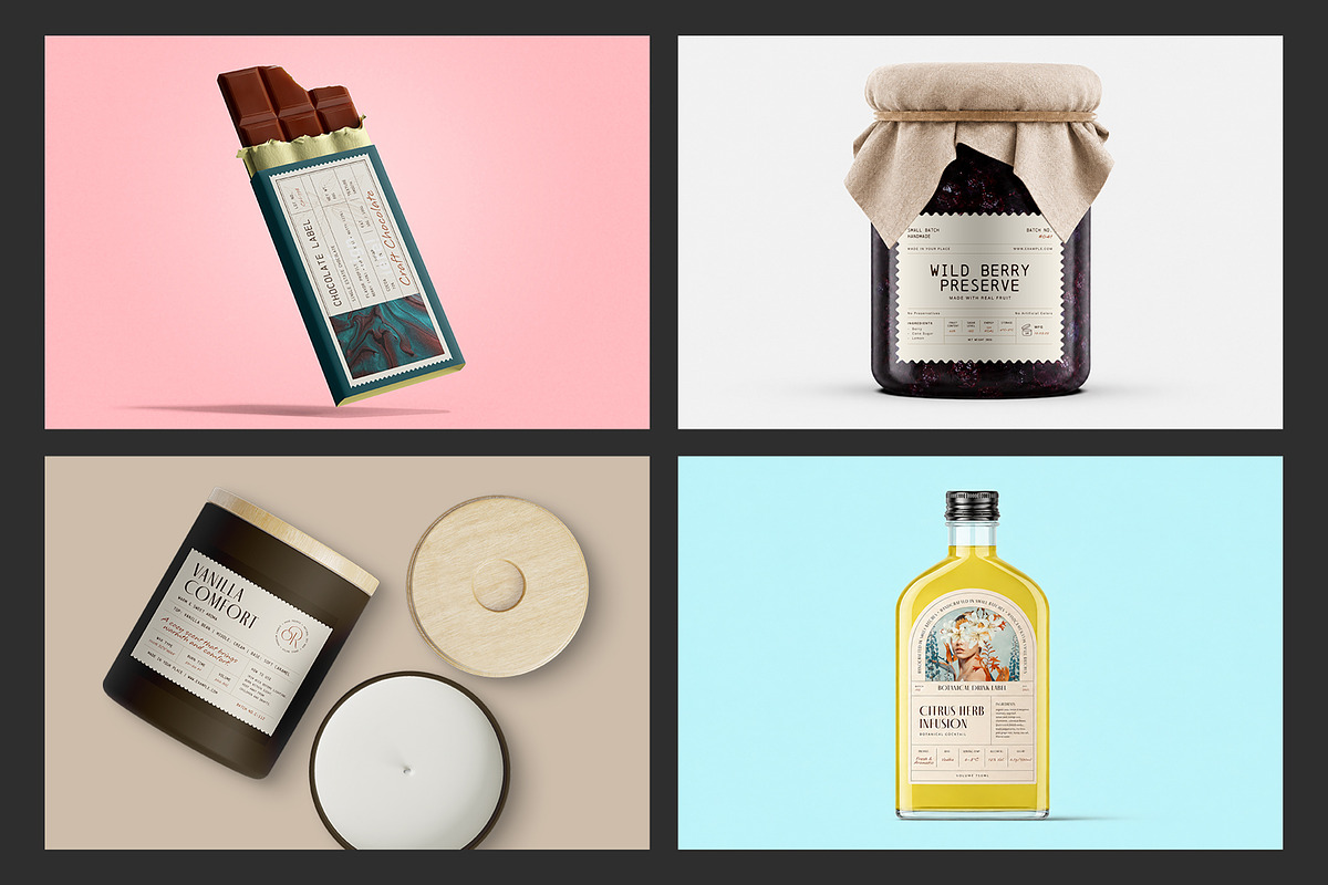 Product Label Template Set, a Stationery Template by BrandPacks (Photo 13 of 14)