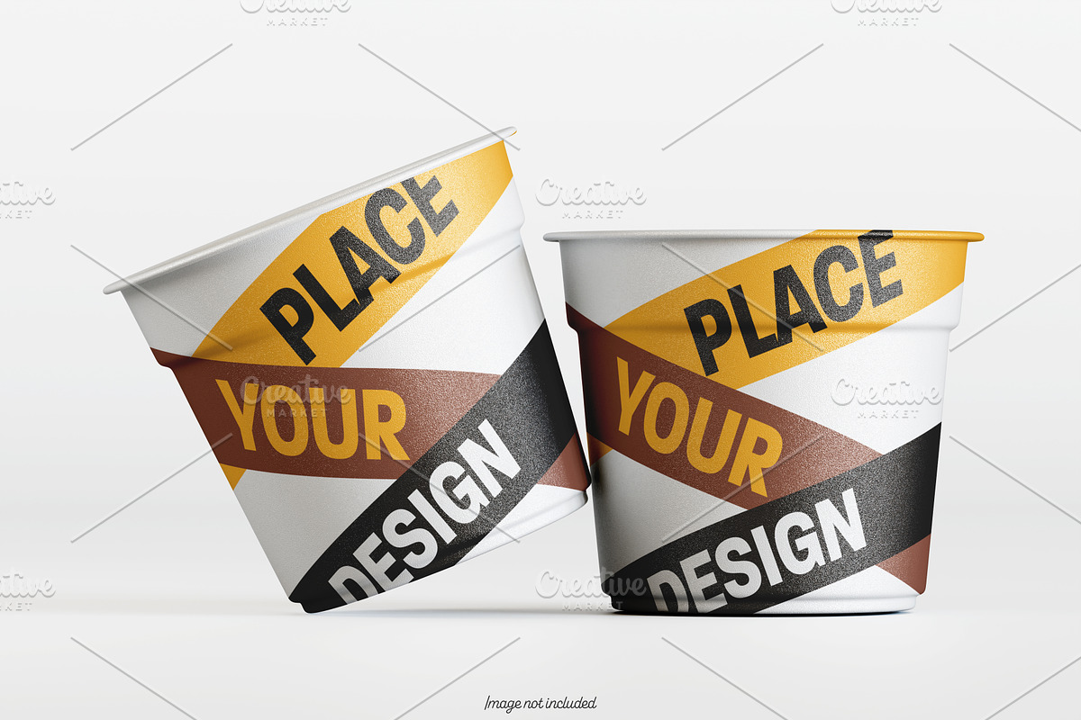 Ice cream cup mockup bundles V1, a Packaging Mockup by Ambo Ampeng (Photo 8 of 19)