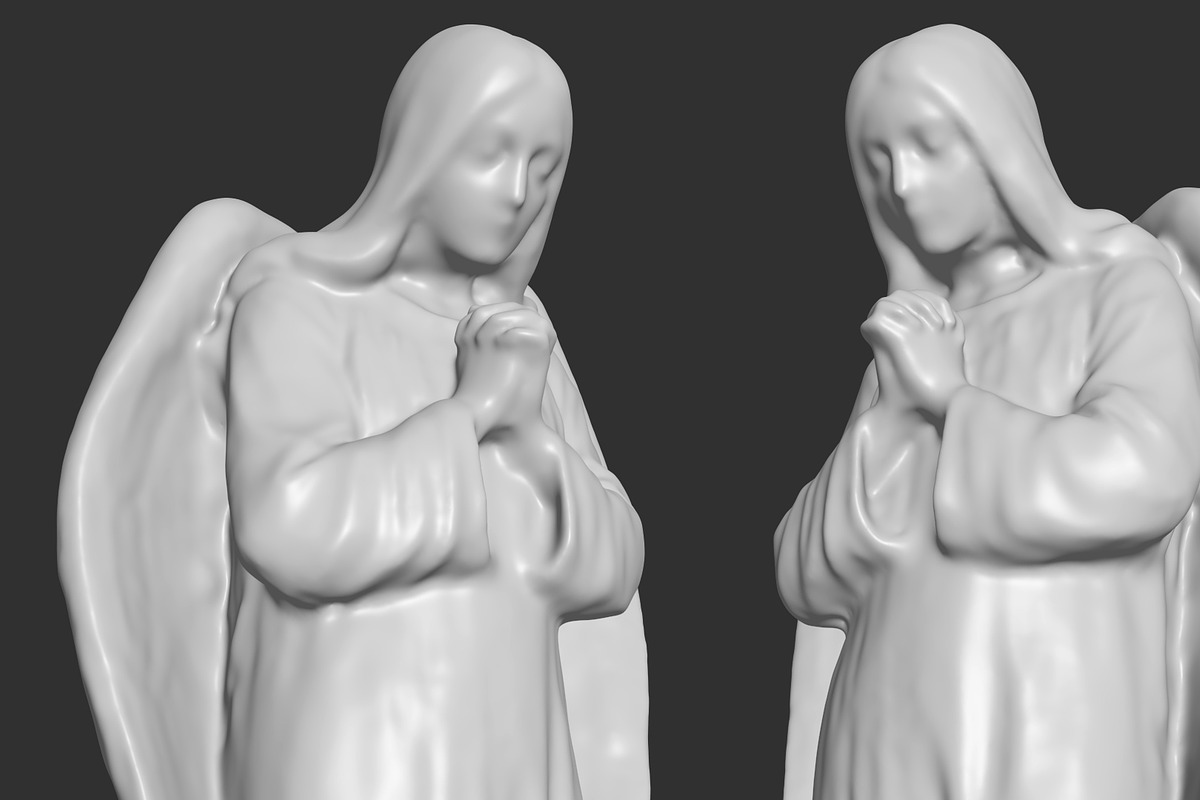 Angel Figurine - 3D Printable, an Architecture 3D Model by GamePoly (Photo 2 of 2)