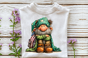 Whimsical Patriotic Gnome Clipart, an Illustration by OK Design (Thumbnail 6 of 6)