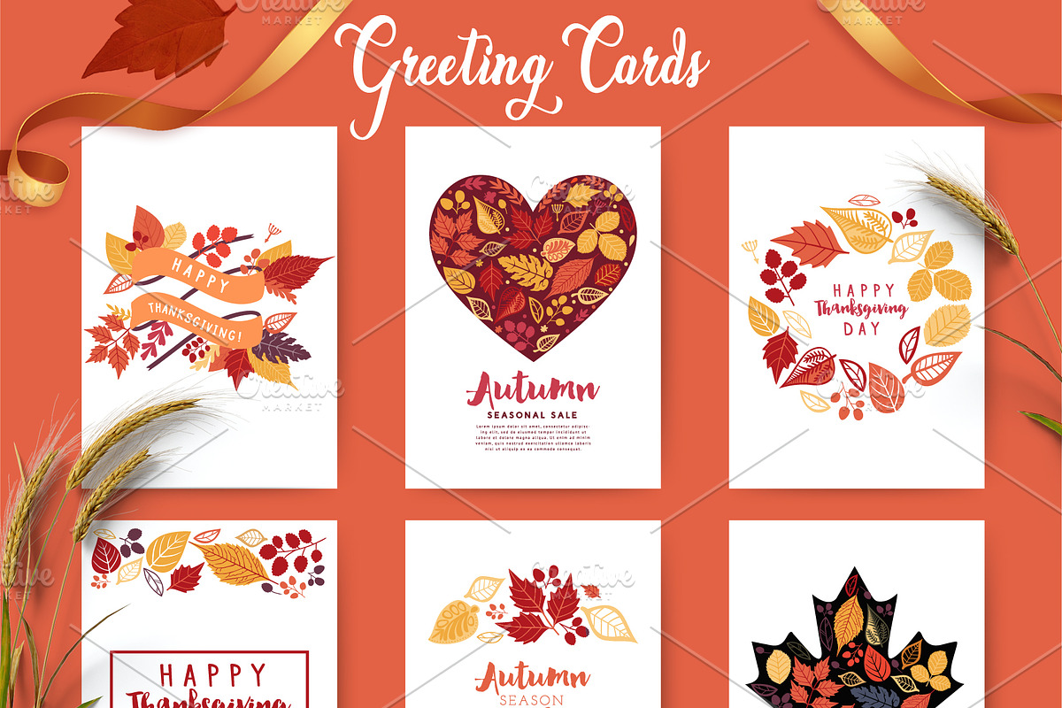 Autumn and Thanksgiving Collection, a Pattern Graphic by Markovka (Photo 6 of 7)
