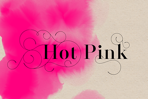 Hot Pink Watercolor Textures