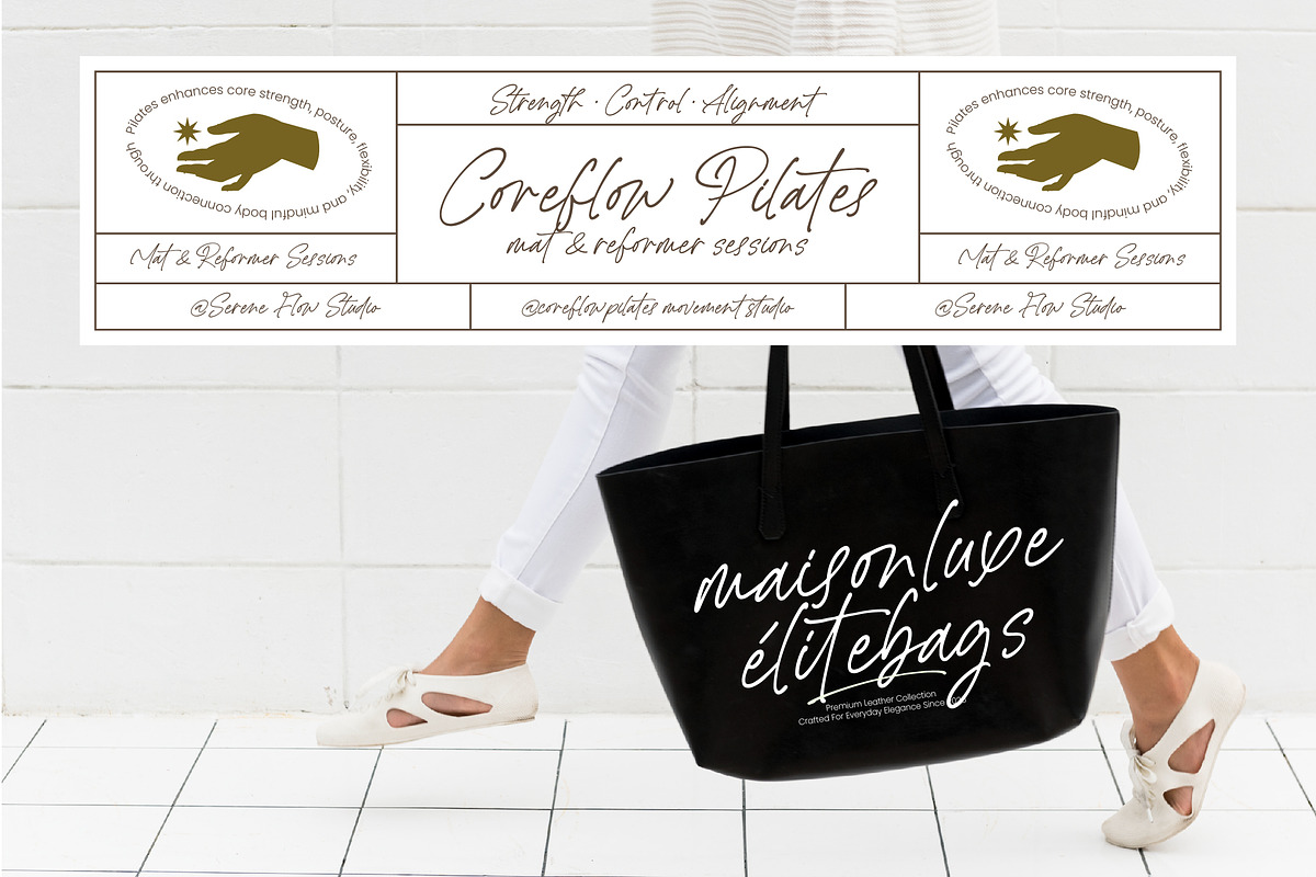 La Rettany Luxury Handwritten Font, a Script Font by Letterena Studios Script (Photo 9 of 10)
