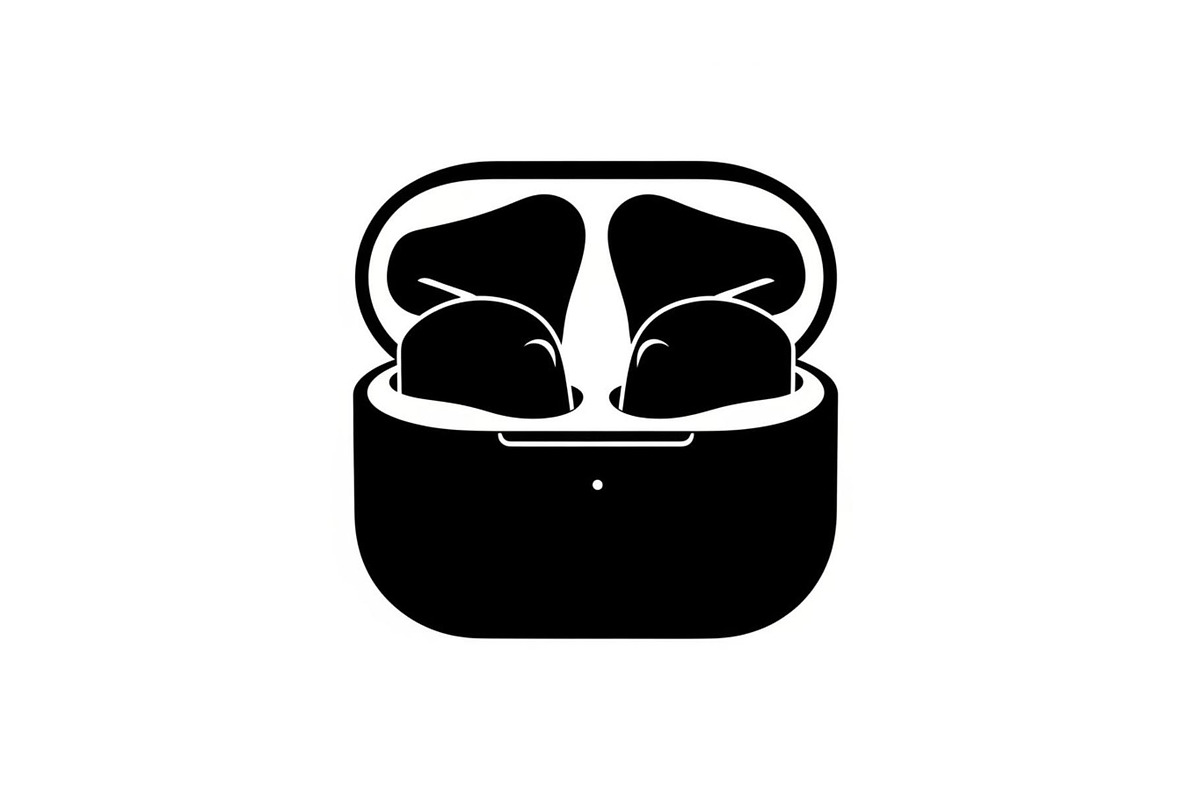 50 Wireless Earbuds Silhouette Icon, an Illustration by abu67222 (Photo 39 of 51)