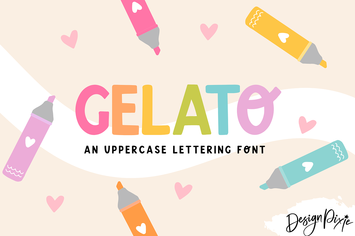 Gelato Font, a Handwritten Font by Design Pixie (Photo 1 of 10)
