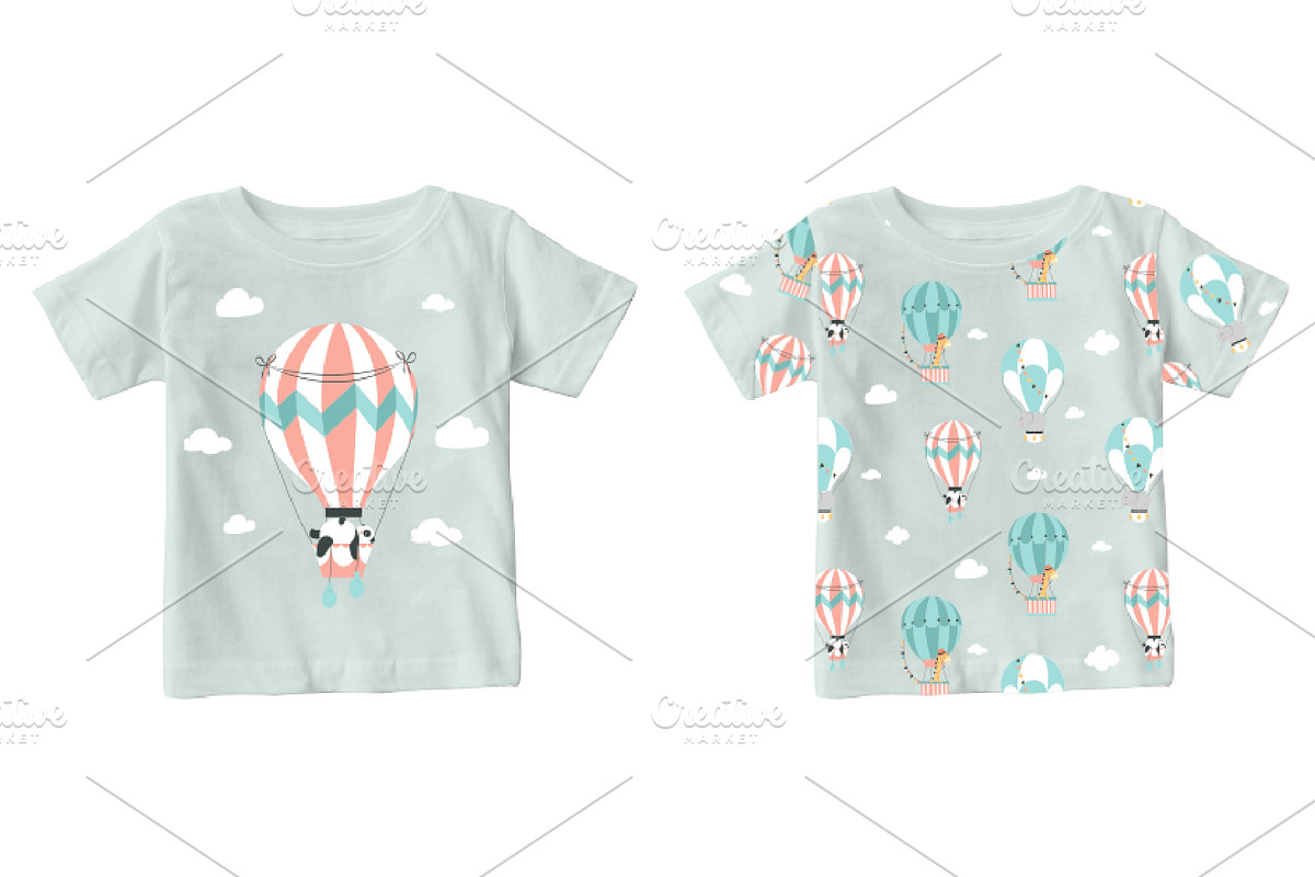 Hand Drawn Flyer Balloon, an Animal Illustration by Black_sun (Photo 2 of 4)