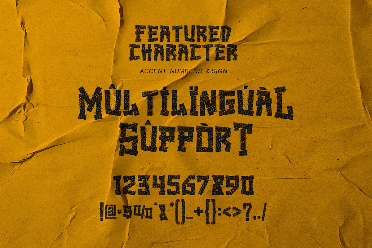 Retrera - Grunge Display Font, a Handwritten Font by Letterara (Photo 13 of 14)