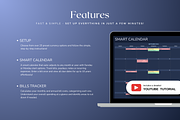 Bills Tracker - Darkmode, a Templates & Theme by The Creative Plans co (Thumbnail 3 of 10)