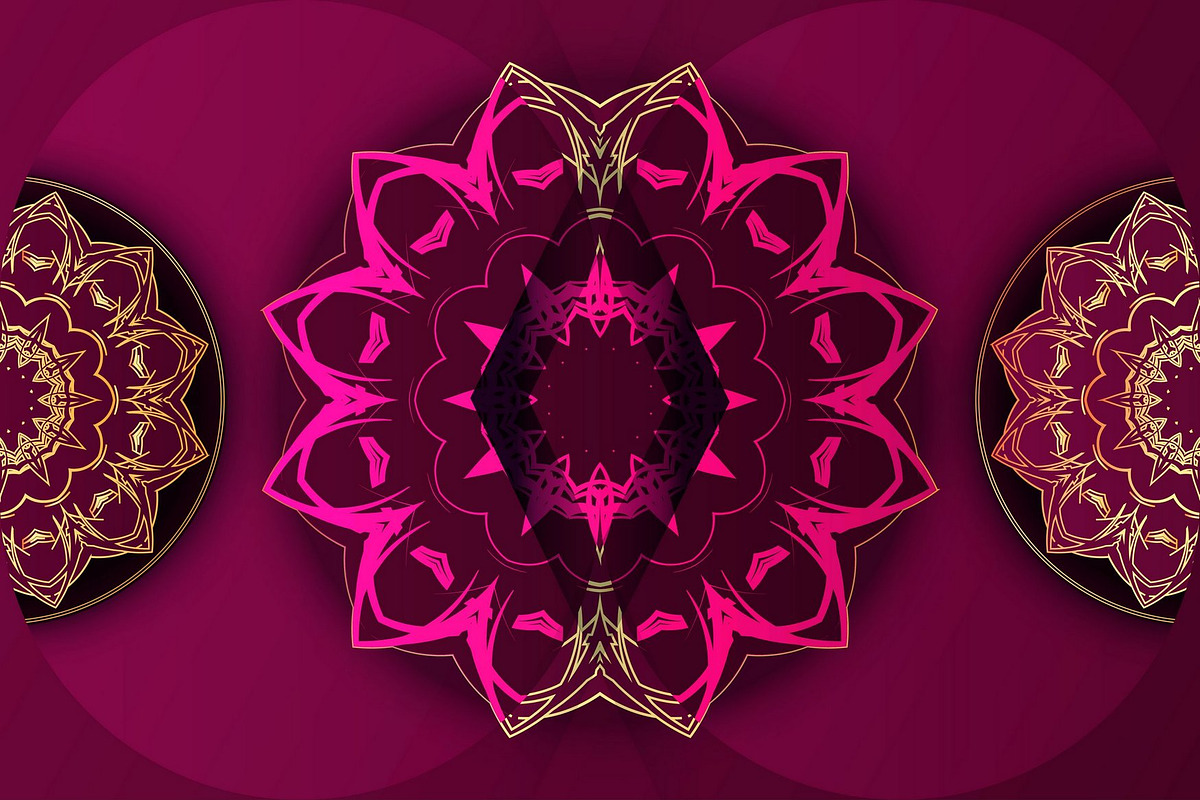 Mandala Vector Pattern Graphics Pack, a Background Graphic by NJ Himel (Photo 36 of 91)