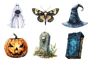 Dark Halloween Sublimation Clipart, an Illustration by Daily.Designs (Thumbnail 5 of 5)