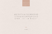 Hello Daisy Font, a Sans Serif Font by youdiful creation (Thumbnail 2 of 5)
