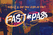 Fast Pass Casual Marker Font, a Handwritten Font by Deeezy (Thumbnail 1 of 6)