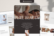 Luxury Beauty Squarespace Template, a Squarespace Template by Studio Marmotte (Thumbnail 2 of 12)