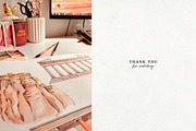 Watercolor Greece. Clipart set, an Object Illustration by VerAna (Thumbnail 13 of 13)