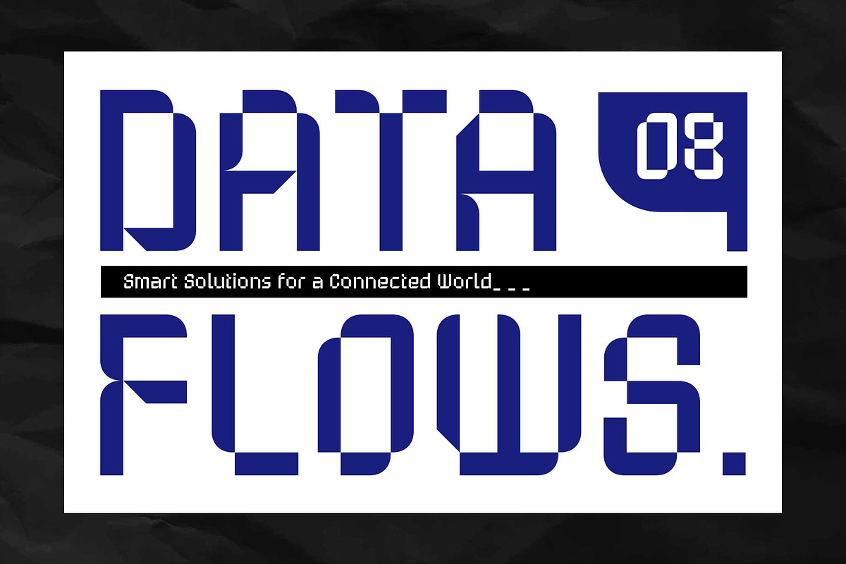 Bytalion - Futuristic Font, a Font by Arterfak Project (Photo 5 of 13)