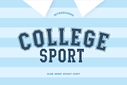 College Sport Font, a Slab Serif Font by Babymimiart (Thumbnail 1 of 8)