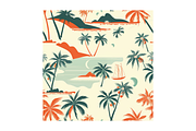 Retro Hawaiian Print Digital Paper, a Pattern Graphic by Chromolume Studio (Thumbnail 22 of 28)