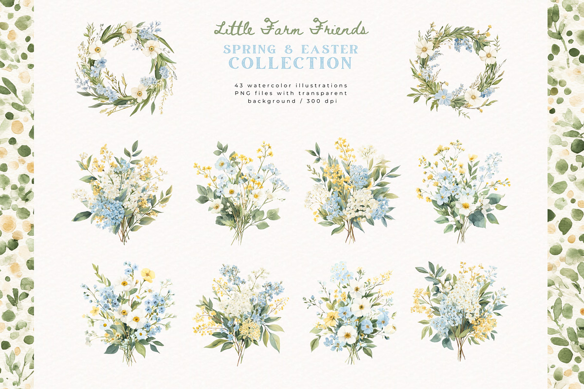 Little Farm Friends Collection, a Seasonal Illustration by PeDe Designs (Photo 10 of 15)