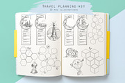 Travel planning kit, an Illustration by Kate Snitser (Thumbnail 1 of 8)