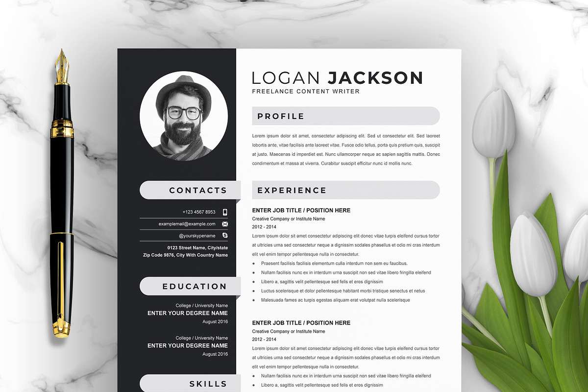 JOB WINNING RESUME - 50 TEMPLATES, a Resume Template by ResumeInventor (Photo 65 of 184)