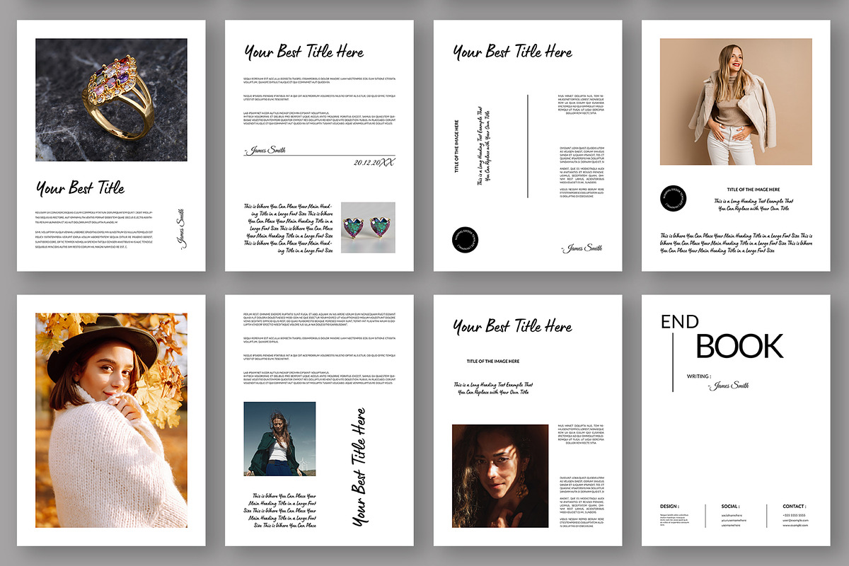 Modern eBook Layout, an UI Kit Template by ContestDesign (Photo 3 of 3)