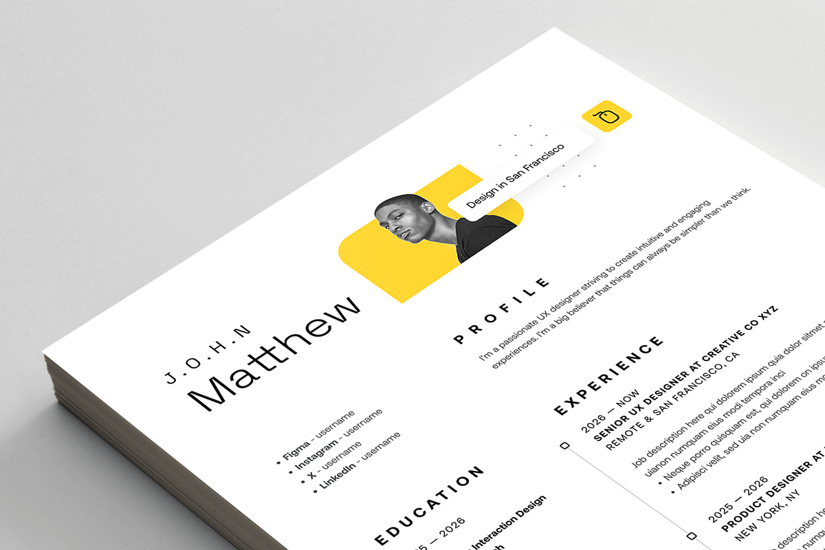 Resume/CV, a Resume Template by Reuix Studio (Photo 5 of 5)