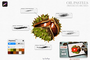Oil Pastels Procreate Brushes, a Brush Add-On by owlasya (Thumbnail 2 of 8)