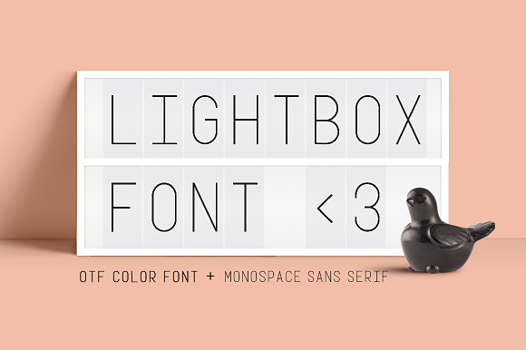 Lightbox Color Font preview 8