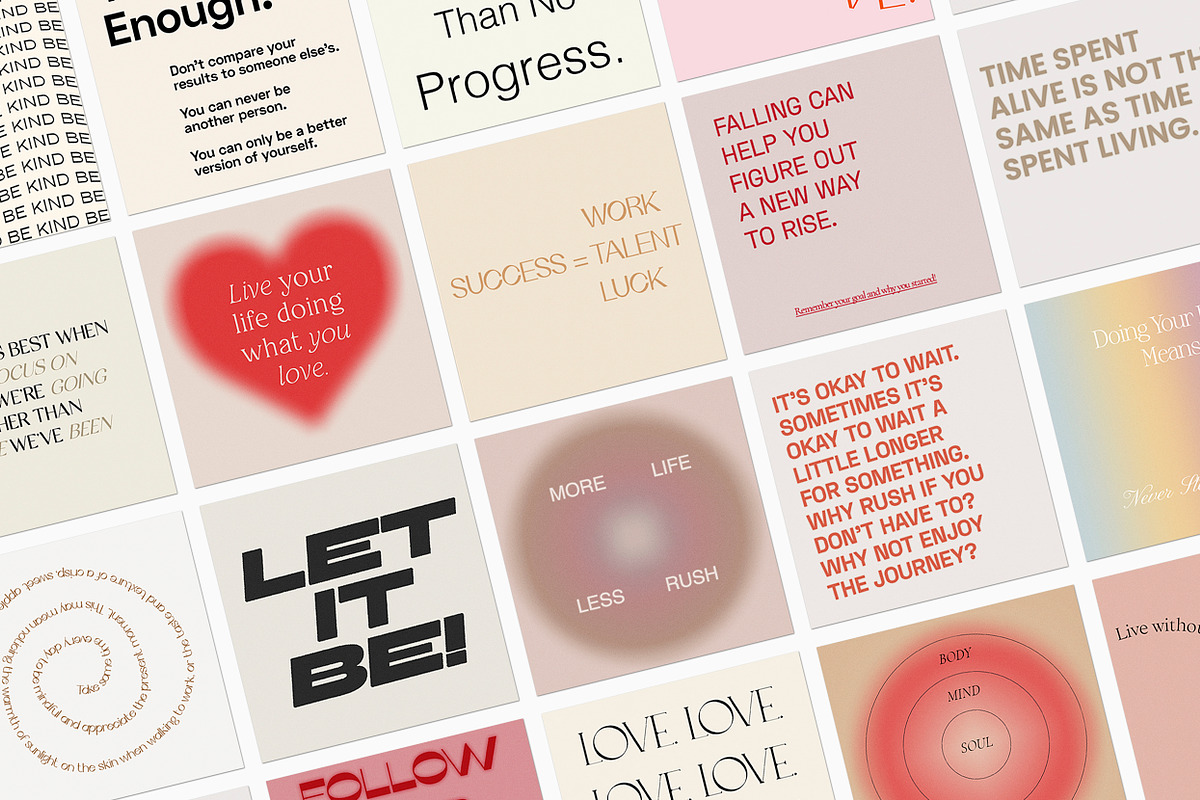 Instagram Social Media Quotes PS, a Social Media Template by Feel This (Photo 2 of 18)