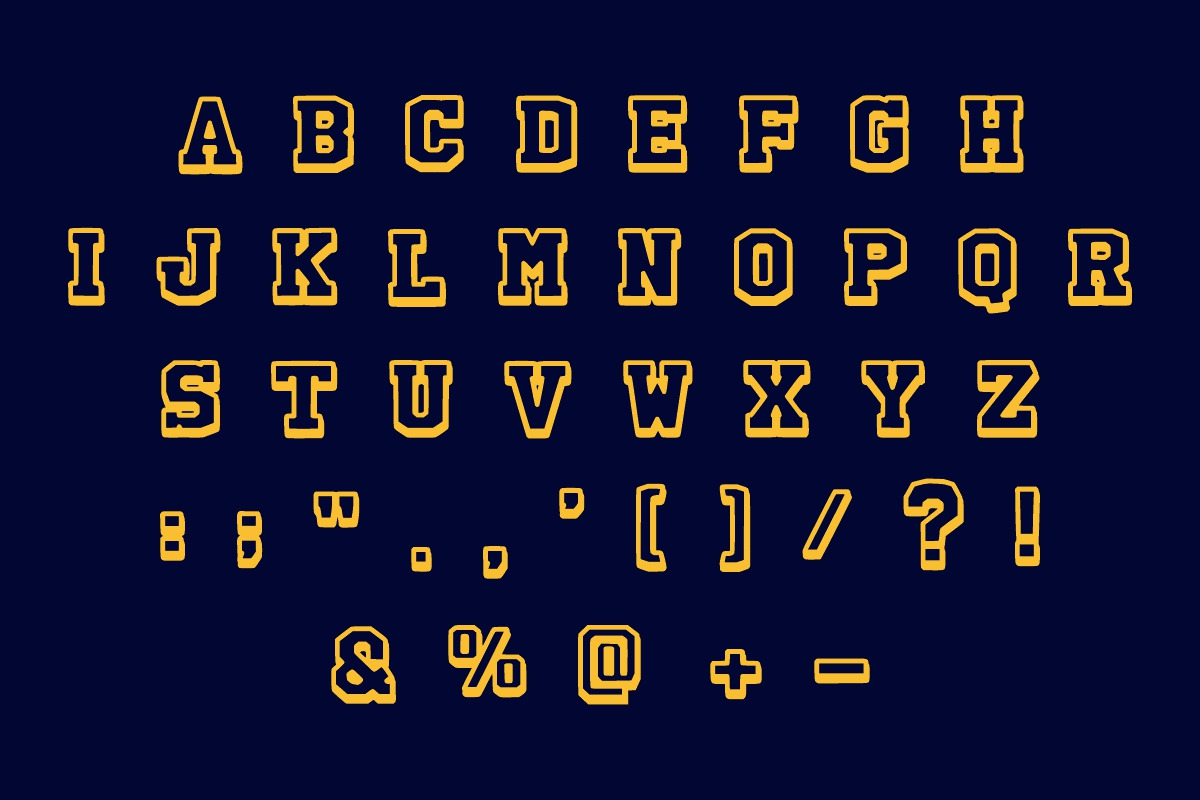 Varsity Tokyo, a Slab Serif Font by Fourteen Letter (Photo 4 of 7)