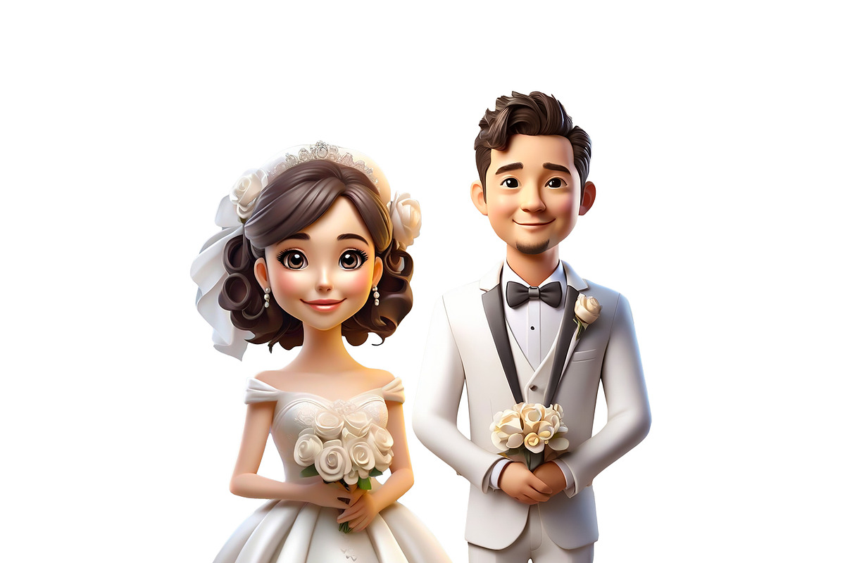 Wedding Png Elements, an Object Graphic by Black Spade Design (Photo 2 of 6)