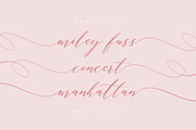 Mauret Script, a Script Font by vuuuds (Thumbnail 4 of 4)