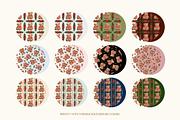 Vintage Christmas Bear Patterns, a Pattern Graphic by Euonia Meraki (Thumbnail 4 of 9)