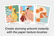 Procreate Paper Textures Brushes, a Brush Add-On by Pawsitively Aesthetic (Thumbnail 3 of 4)