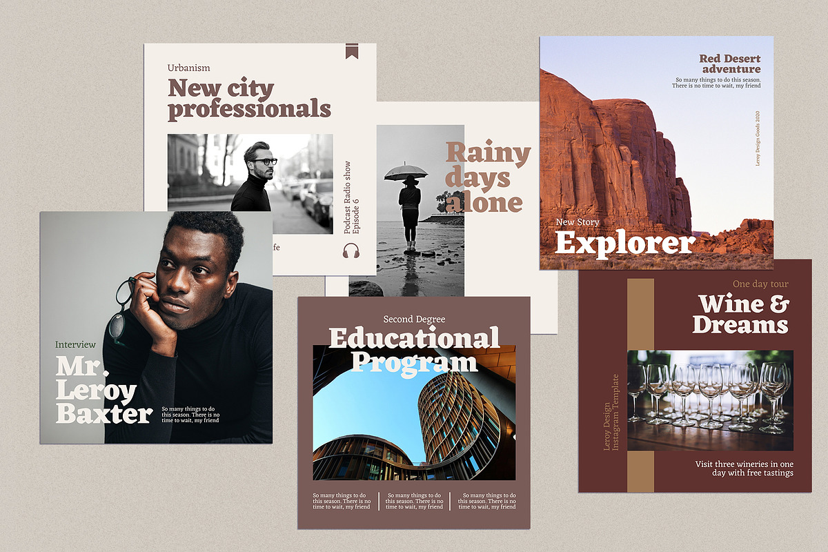 RALTY - Canva Instagram Template, a Social Media Template by LEROY Design (Photo 2 of 8)