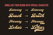 Bouldster - Bold Display Script Font, a Script Font by Letterhend Studio (Thumbnail 8 of 9)