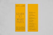 The Long Menu Mockup, a Stationery Template by makeitnicemockups (Thumbnail 2 of 7)