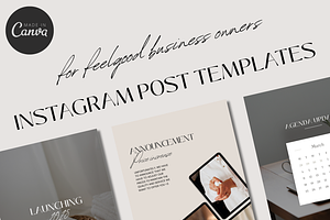 Instagram post templates