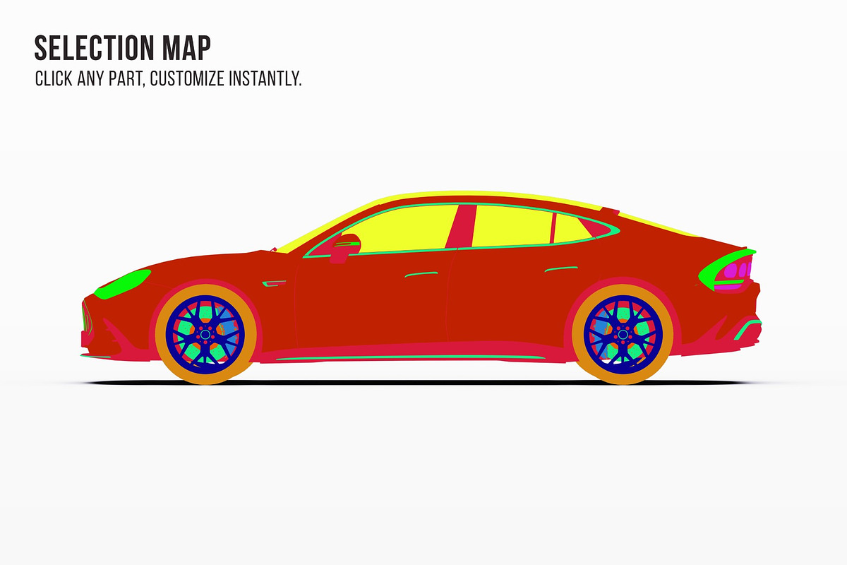 2027 Sport Performance Coupe Set, an Advertising Mockup by Halal Graphic Studio (Photo 6 of 12)