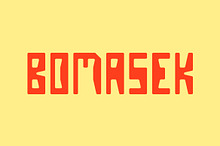 Bomasek -Bold Display Font