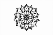 Mandala Pattern Coloring Bundle, an Illustration by Gfx_Store (Thumbnail 10 of 11)